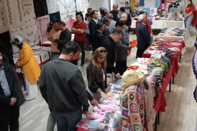 KORGUN HALK EĞİTİM MERKEZİ'NDE YIL SONU SERGİSİ
