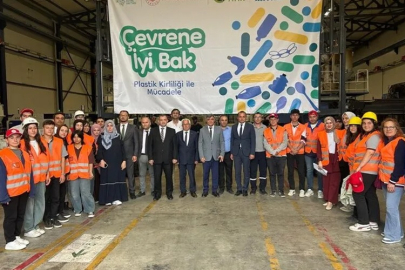 KORGUN OSB'DE PROTOKOL VE ÖĞRENCİLERDEN GÜRMAK FABRİKASI'NA ANLAMLI ZİYARET