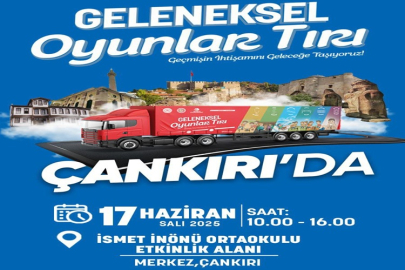 GELENEKSEL OYUN TIRI ÇANKIRI'DA ÇOCUKLARLA BULUŞACAK