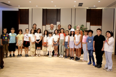 ÖĞRENCİLERDEN BAŞKAN ESEN'E İADE-İ ZİYARET