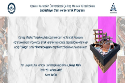"DÖNGÜ" ÇAKÜ'DE SANATSEVERLERLE BULUŞUYOR