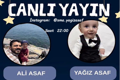 KANSERİ YENEN ALİ ASAF'TAN SMA HASTASI YAĞIZ ASAF'A DESTEK