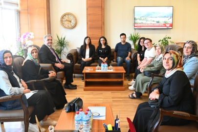 İNCİ TANELERİ DERNEĞİ'NDEN ÇAKÜ REKTÖRÜ KARATAŞ'A ZİYARET