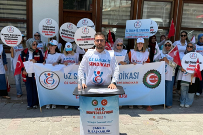 ÖZ SAĞLIK-İŞ, TÜM TÜRKİYE'DE EMEĞİN SESİ OLDU...