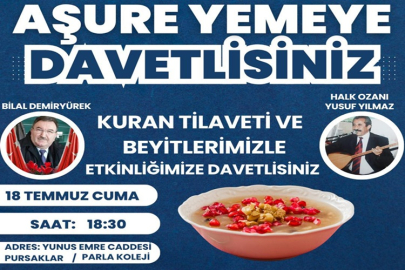 ANKARA ÇANKIRILILAR FEDERASYONU'NDAN BİRLİK VE MUHABBET SOFRASINDA AŞURE İKRAMI