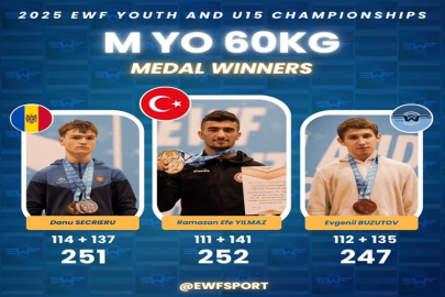 RAMAZAN EFE YILMAZ'DAN AVRUPA'DA ÇİFTE REKOR VE ŞAMPİYONLUK