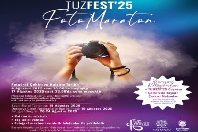 TUZFEST 2025 FOTO MARATON 4 AĞUSTOS'TA BAŞLIYOR