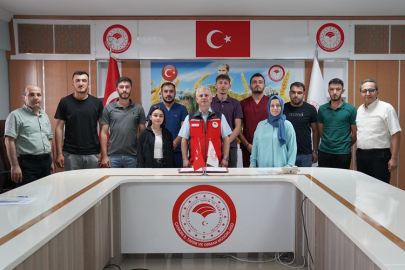 İL TARIM VE ORMAN MÜDÜRLÜĞÜ'NDE STAJYER ÖĞRENCİLERLE SÖZLEŞME İMZALANDI