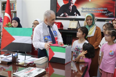 MİNİK YÜREKLERDEN GAZZEYE YÜREK ISITAN YARDIM