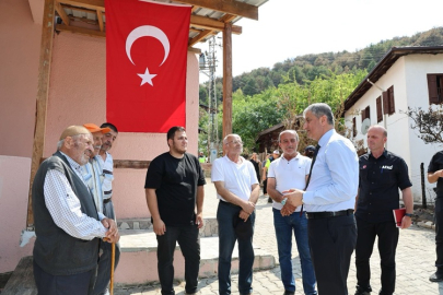 KARABÜKTE YANGIN SONRASI HAYAT YENİDEN BAŞLIYOR