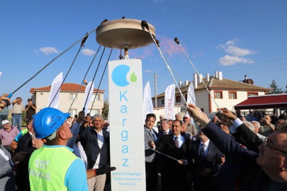 KALFAT HALKI YILLARDIR BEKLEDİĞİ DOĞALGAZA KAVUŞTU