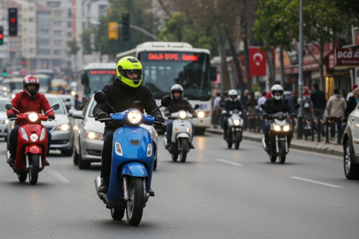 ÇANKIRI'DA ARAÇ SAYISINDA BÜYÜK ARTIŞ, MOTOSİKLETLER ZİRVEDE...