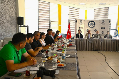 REKTÖR KARATAŞ BASIN MENSUPLARIYLA BİRARAYA GELDİ