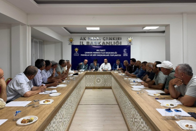 AK PARTİ TEŞKİLATI SAHAYA ÇIKTI, 368 KÖY VE 103 MAHALLE BAŞKANIYLA BULUŞTU...