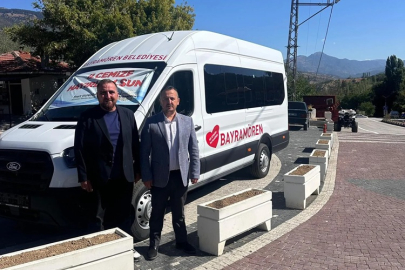 BAYRAMÖREN'E YENİ SERVİS ARACI VE 15 YIL SONRA AÇILAN ECZANE MÜJDESİ