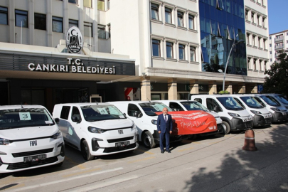 ÇANKIRI BELEDİYESİ ARAÇ FİLOSUNU GÜÇLENDİRİYOR
