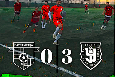 ÇANKIRI TEMSİLCİSİ YEŞİL ILGAZSPOR, HAZIRLIK MAÇINDA GÖVDE GÖSTERİSİ YAPTI.