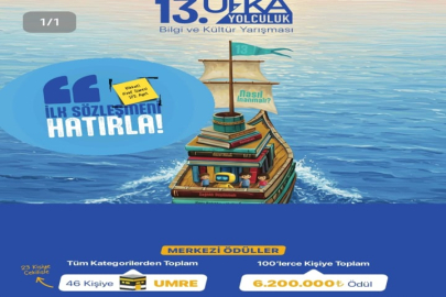 UFKA YOLCULUK 13 KAYITLARI BAŞLADI