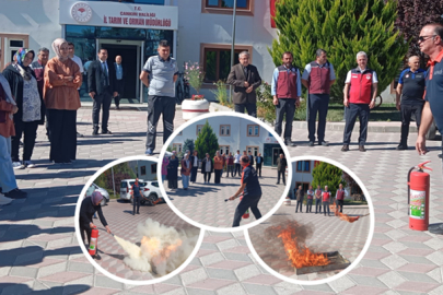 TARIM VE ORMAN İL MÜDÜRLÜĞÜ'NDE YANGIN VE DEPREM TATBİKATI
