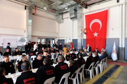 BAŞKAN ESEN'DEN ÇANKIRI İTFAİYESİNİN EMEKTARLARINA VEFA