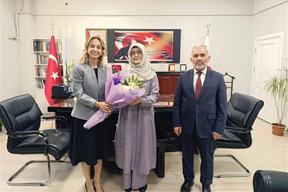 HANIMEFENDİ DİDEM TAŞOLAR'DAN İL MÜFTÜLÜĞÜNE ANLAMLI ZİYARET