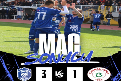ZAFER ULUSALLA İLK MAÇ, İLK GALİBİYET   ÇANKIRI FK: 3   TURHALSPOR:1