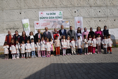 ÇANKIRI'DA MİNİK ELLER, DÜNYA GIDA GÜNÜNDE ÜRETİMİ VE PAYLAŞMAYI ÖĞRENDİ...