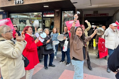 ÇANKIRI'DA CHP'Lİ KADINLARDAN "YOKSULLUĞA BOYUN EĞME" YÜRÜYÜŞÜ