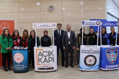 ÇANKIRI'DA KADINA ŞİDDETE KARŞI GÜÇLÜ MESAJ