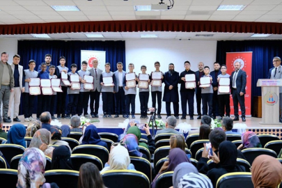 ÇANKIRI'DA 34 ÖĞRENCİ HAFIZLIK BELGELERİNİ ALDI