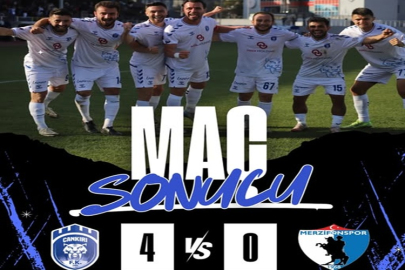 ÇANKIRI FK'DAN MERZİFONSPORA 4 GOLLÜ DERS