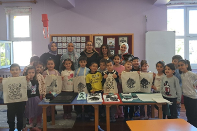 MİNİK ELLER GELENEKSEL SANATLA BULUŞTU