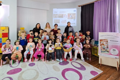 KELOĞLAN ANAOKULU'NDA GELENEKSEL DOKUMA HEYECANI