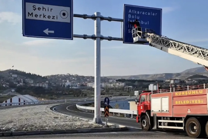 KORGUN - KURŞUNLU YOLU E-80'E BAĞLANDI, KURŞUNLU NEFES ALDI...