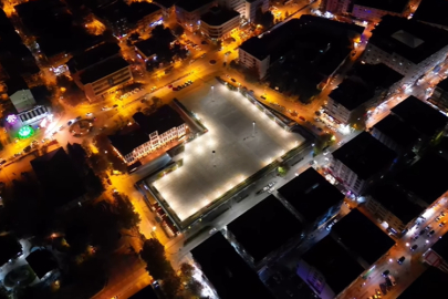 ÇANKIRI KENT MEYDANI IŞIL IŞIL PARLIYOR