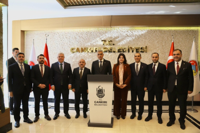 BAKAN MEMİŞOĞLU MEGA PROJELERİ ÇANKIRI'DA AÇIKLADI