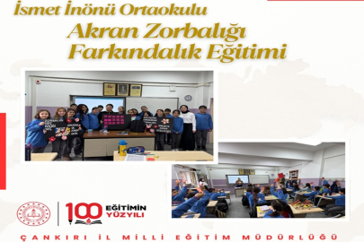 ÇANKIRI'DA AKRAN ZORBALIĞI FARKINDALIĞI ARTIYOR