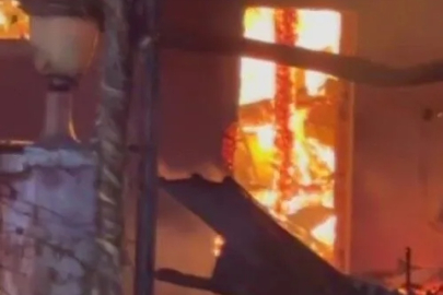 ILGAZ'DAKİ YANGINDA İKİ EV KÜL OLDU