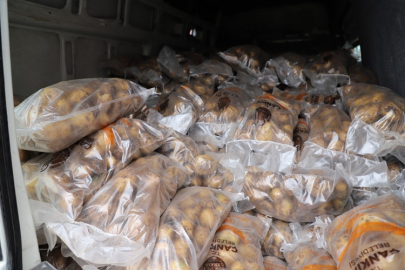 ÇANKIRI BELEDİYESİ'NDEN VATANDAŞA 30 TON PATATES