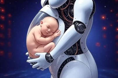 ROBOT KARNINDA HAMİLELİK GERÇEK Mİ OLUYOR...