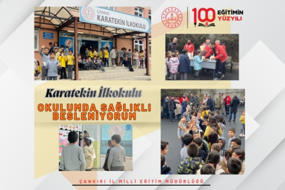 KARATEKİN İLKOKULU'NDAN SAĞLIKLI BESLENME SEFERBERLİĞİ