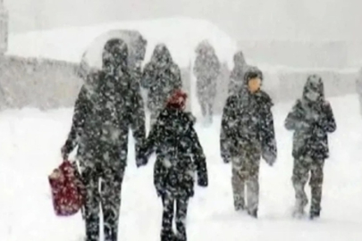 ÇANKIRI'DA KAR ALARMI:  5 İLÇEDE OKULLAR TATİL OLDU