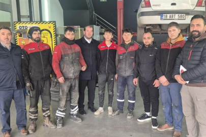 ÇANKIRI KÜÇÜK SANAYİ ESNAFINA MANEVİ ZİYARET