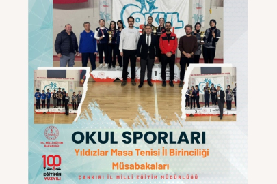 ÇANKIRI'DA RAKETLER KONUŞTU, ŞAMPİYONLAR KÜRSÜYE ÇIKTI...