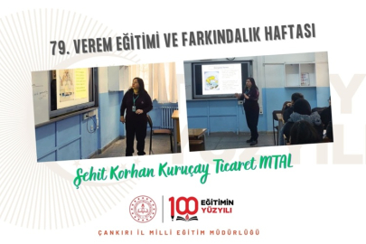 UZMANLARDAN ÖĞRENCİLERE VEREM EĞİTİMİ