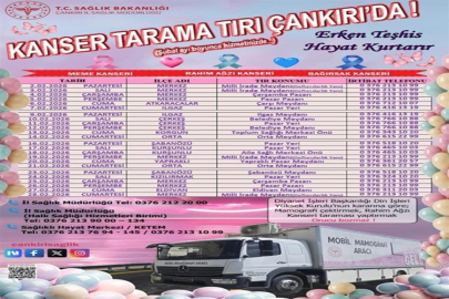 KANSERDE ERKEN TEŞHİS AYAĞINIZA GELİYOR