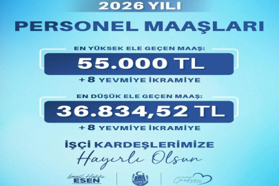 ÇANKIRI BELEDİYESİ'NDE EN DÜŞÜK İŞÇİ MAAŞI 36 BİN 834 LİRA OLDU