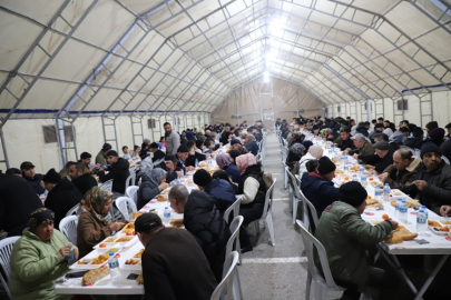 ÇANKIRI BELEDİYESİ'NDEN GÖNÜLLERİ ISITAN İFTAR SOFRASI