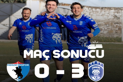 ÇANKIRI FK'DAN DEPLASMANDA 4 GOLLÜ ZAFER