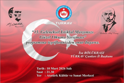 TÜRKAV'DAN MİLLİ DEĞERLER İÇİN ANLAMLI YARIŞMAYA DAVET